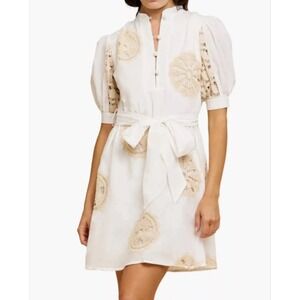 NWT CIEBON Khloe Tie‎ Belt Minidress Sz Medium $140